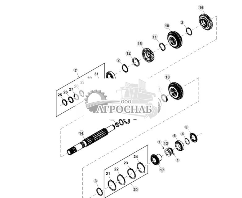Shaft, First Stage Group, Synchronized (YZ19398) MRTPSN1SB, MRTPSM1SB, MRTPSN1SB, MRTPSM1SB - ST305132 262.jpg